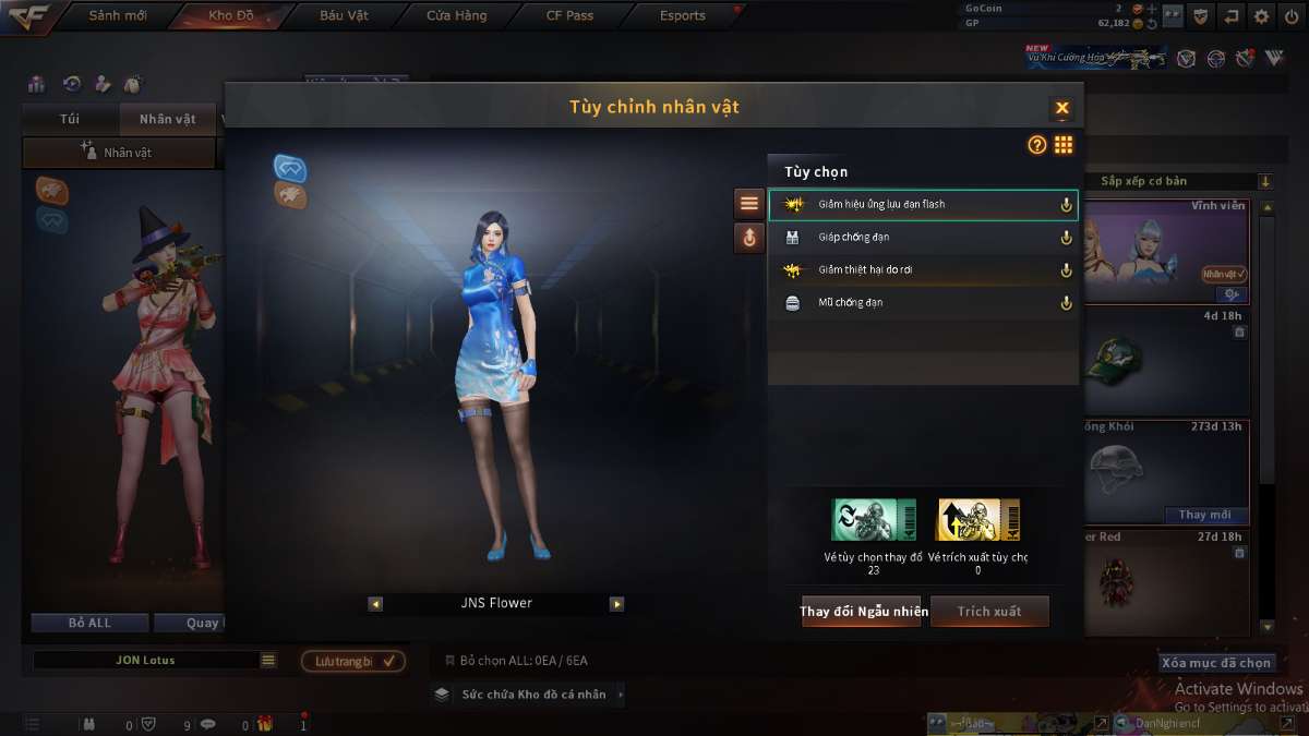 shop acc cf uy tin gia re